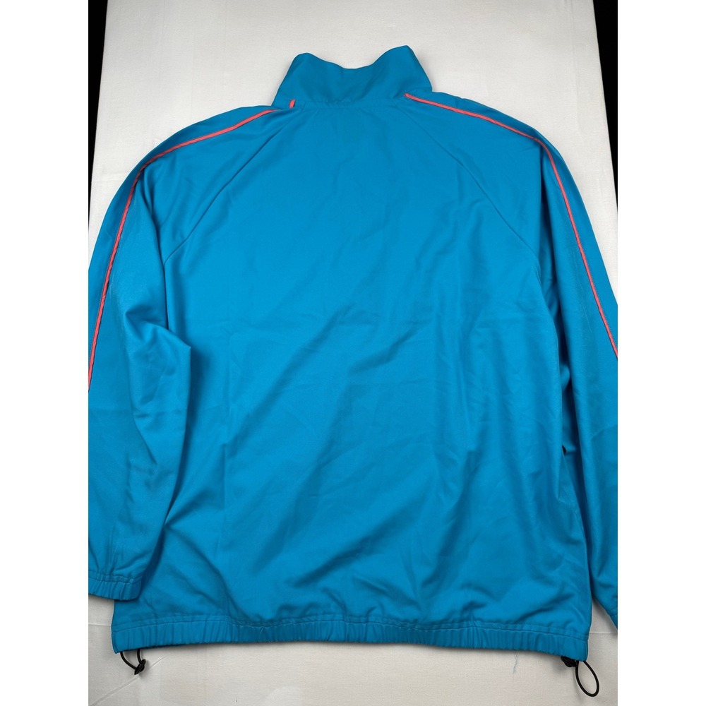 Red Bull BC One Track Jacket Medium Blue Quarter Zip Windbreaker Raglan - Picture 6 of 6